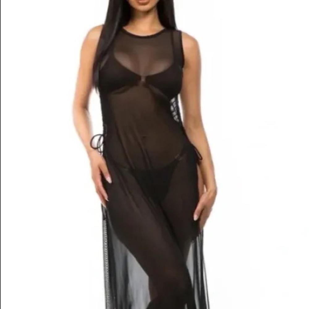 SHEER TUNIC BOHEMIAN SYLE COVER UP